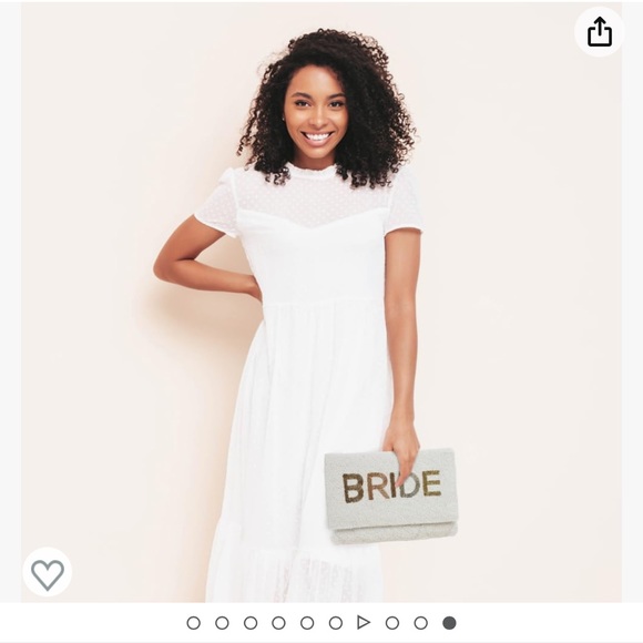 Bride purse, very sleek and cute! Only used once. - Picture 5 of 5